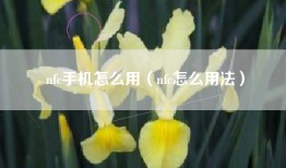 nfc手机怎么用（nfc怎么用法）