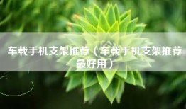 车载手机支架推荐（车载手机支架推荐最好用）